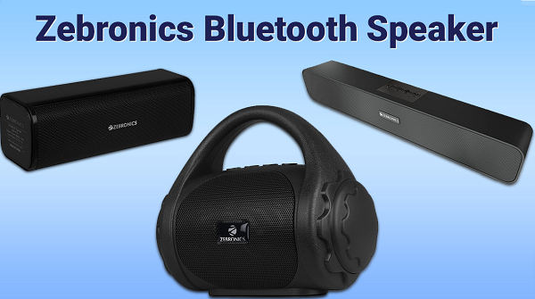 Zebronics Bluetooth speakers
